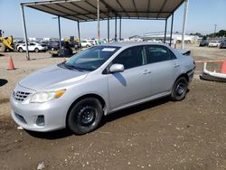 Salvage cars for sale at San Diego, CA auction: 2013 Toyota Corolla Base