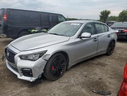 Salvage cars for sale at Baltimore, MD auction: 2014 Infiniti Q50 Hybrid Premium