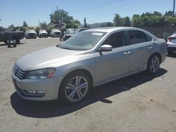 Salvage cars for sale at San Martin, CA auction: 2013 Volkswagen Passat SE