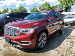 GMC salvage cars for sale: 2018 GMC Acadia Denali