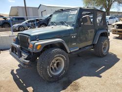 Salvage cars for sale at Albuquerque, NM auction: 2002 Jeep Wrangler / TJ X