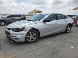 2016 Chevrolet Malibu LS en venta en Grand Prairie, TX