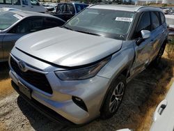 Salvage cars for sale at Martinez, CA auction: 2023 Toyota Highlander Hybrid XLE