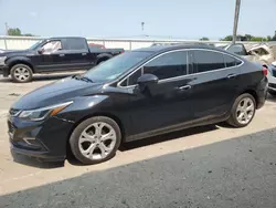 Salvage cars for sale at Dyer, IN auction: 2017 Chevrolet Cruze Premier