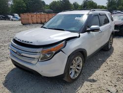 Ford salvage cars for sale: 2012 Ford Explorer Limited