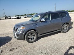 Salvage cars for sale at Temple, TX auction: 2019 Nissan Armada SV