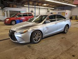 Salvage cars for sale at Dyer, IN auction: 2017 Toyota Camry LE