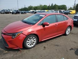 Toyota salvage cars for sale: 2020 Toyota Corolla LE