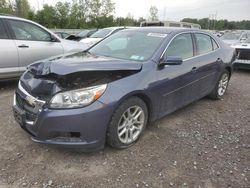 Salvage cars for sale at Leroy, NY auction: 2015 Chevrolet Malibu 1LT