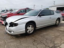 Salvage cars for sale at Chicago Heights, IL auction: 2002 Chevrolet Monte Carlo SS