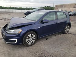 Salvage cars for sale from Copart Fredericksburg, VA: 2017 Volkswagen E-GOLF SEL Premium