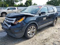 Salvage cars for sale at Hampton, VA auction: 2014 Ford Explorer XLT