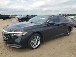 Salvage cars for sale at Houston, TX auction: 2021 Honda Accord LX