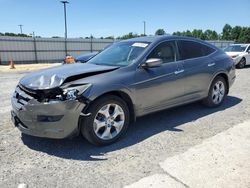 Salvage cars for sale at Lumberton, NC auction: 2010 Honda Accord Crosstour EXL