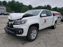 Salvage cars for sale at Mendon, MA auction: 2022 Chevrolet Colorado LT