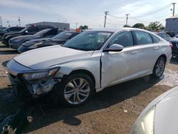 Salvage cars for sale at Chicago Heights, IL auction: 2020 Honda Accord LX