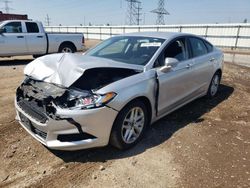 Salvage cars for sale at Elgin, IL auction: 2016 Ford Fusion SE