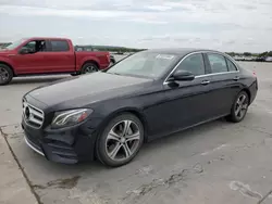 Salvage cars for sale at Grand Prairie, TX auction: 2017 Mercedes-Benz E 300