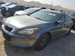 Salvage cars for sale at North Las Vegas, NV auction: 2008 Honda Accord LX