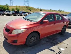 Toyota salvage cars for sale: 2010 Toyota Corolla Base