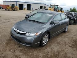 Salvage cars for sale at Elgin, IL auction: 2010 Honda Civic LX