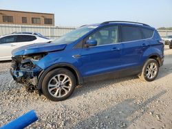 Salvage cars for sale from Copart Kansas City, KS: 2017 Ford Escape SE