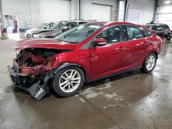 Carros salvage a la venta en subasta: 2016 Ford Focus SE