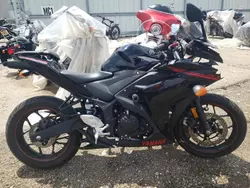 Salvage motorcycles for sale at Elgin, IL auction: 2015 Yamaha YZFR3