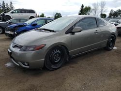 Salvage cars for sale at Bowmanville, ON auction: 2008 Honda Civic SI