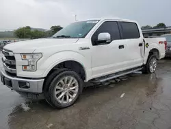 Salvage trucks for sale at Lebanon, TN auction: 2015 Ford F150 Supercrew