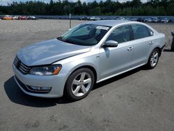 Salvage cars for sale at Windham, ME auction: 2015 Volkswagen Passat S