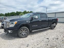 Salvage trucks for sale at Lawrenceburg, KY auction: 2016 Nissan Titan XD SL