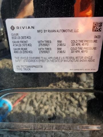 2023 Rivian R1T Adventure