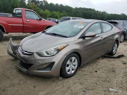 Hyundai Elantra se Vehiculos salvage en venta: 2016 Hyundai Elantra SE