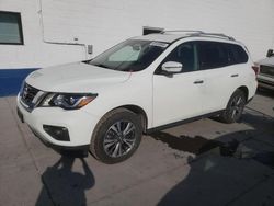 Salvage cars for sale at Farr West, UT auction: 2018 Nissan Pathfinder S