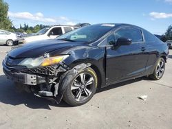 Honda salvage cars for sale: 2015 Honda Civic EX