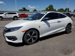 Honda Civic Touring Vehiculos salvage en venta: 2017 Honda Civic Touring