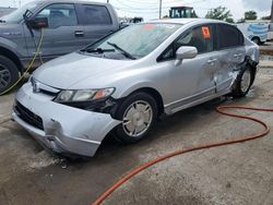 Salvage cars for sale at auction: 2008 Honda Civic Hybrid