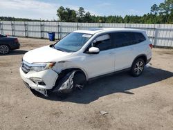 Salvage cars for sale at Harleyville, SC auction: 2017 Honda Pilot EXL