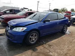 Salvage cars for sale at Chicago Heights, IL auction: 2005 Honda Civic LX