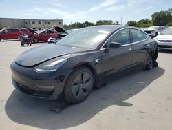 Salvage cars for sale at Wilmer, TX auction: 2019 Tesla Model 3