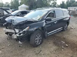 Salvage cars for sale at Baltimore, MD auction: 2015 Infiniti QX60