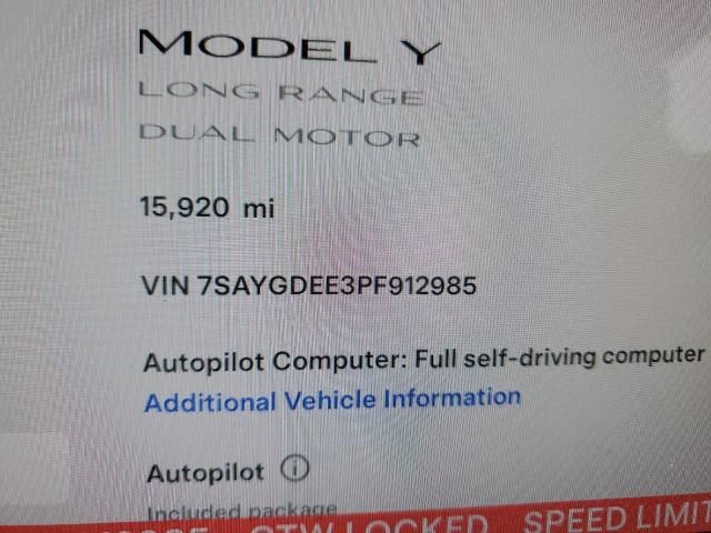 2023 Tesla Model Y