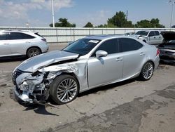 Salvage cars for sale at Littleton, CO auction: 2015 Lexus IS 250