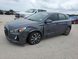 Salvage cars for sale at San Antonio, TX auction: 2018 Hyundai Elantra GT