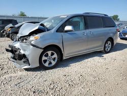 Toyota salvage cars for sale: 2019 Toyota Sienna LE