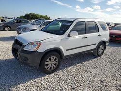 Salvage cars for sale at Temple, TX auction: 2006 Honda CR-V EX