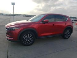 Salvage cars for sale at Grand Prairie, TX auction: 2017 Mazda CX-5 Grand Touring