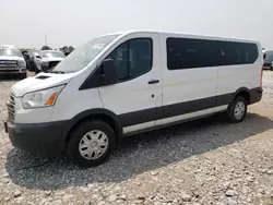 Salvage cars for sale at Greenwood, NE auction: 2015 Ford Transit T-350