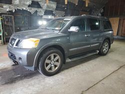 Salvage cars for sale at Albany, NY auction: 2010 Nissan Armada Platinum